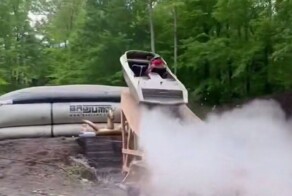 Трамплин для моторной лодки