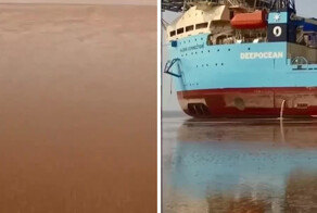 Как укладывают кабель для офшорных ветропарков: судно на мели — по плану