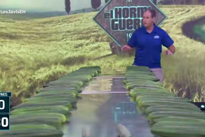 Американец побил рекорд Гиннесса, разломив 65 огурцов за 30 секунд