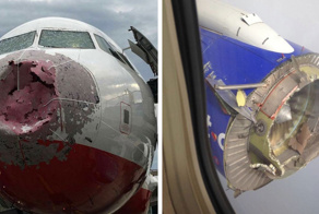 Кадры, сделанные после приземления самолетов: лучше этого не видеть