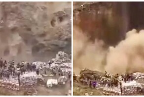 Масштабное обрушение на территории шахты в Конго