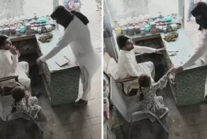 Девочка предложила леденец грабителю