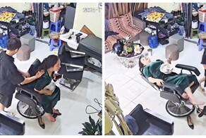 Небольшая неудача в салоне: женщина упала с кресла