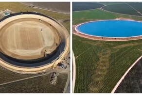 В Бразилии построили огромный водоём, напоминающий настоящее море