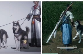 Забавный маунт в китайской компьютерной игре