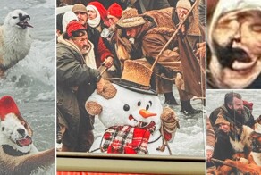 Кошмар перед Рождеством: лондонцы в ужасе от праздничного панно