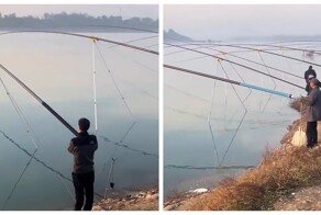 Рыбалка как артиллерия: необычная техника берегового лова в Сиане