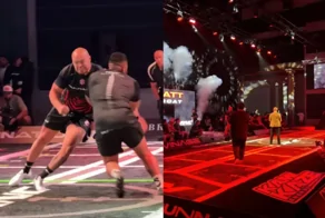 Стенка на стенку:  австралийцы с разбега врезаются в друг друга