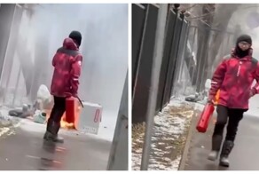 Неожиданный финал смены: у курьера взорвался электросамокат