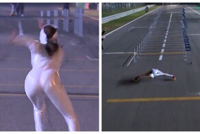 Новая мировая рекордсменка по лимбо на роликах