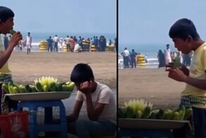 Торговец «освежал» огурцы странным способом