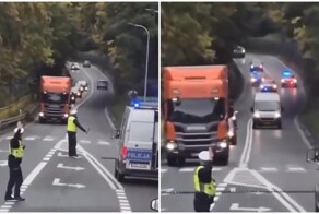 Сколько надо поляков, чтобы остановить микроавтобус?