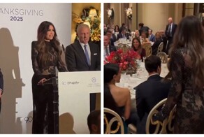 Посол США пришла на официальный прием в прозрачном платье