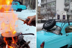 Бирюзовая «Волга» как островок спокойствия