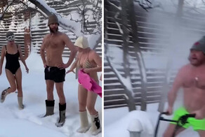 Парилка, снег и снегоуборочная машина — незабываемый «контрастный душ»