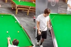 Самый удачливый игрок в бильярд