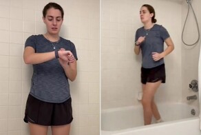 Американка пробежала 1,6&nbsp;км в&nbsp;собственной ванне