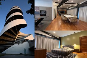 Жилой дом в форме винтовой лестницы