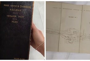 Редчайшая книга-гармошка 1913 года раскрывает секреты лондонской Почтовой железной дороги