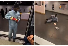 Пассажира метро «самоудалили» за выброшенный мусор