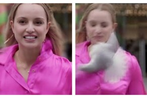 Чайка влетела в журналистку в прямом эфире