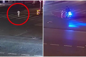 Курьер не бросил ребёнка в беде