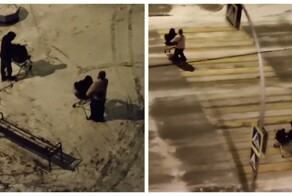 Ночной дрифт на тележках: молодежь Тюмени развлекается по-бюджетному