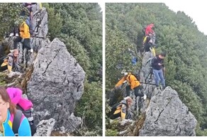 Турист чудом выжил после падения с 40-метровой скалы во время селфи