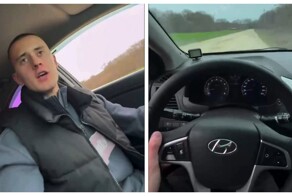 Парень проверил, правда ли, что быстрая езда по ямам легче