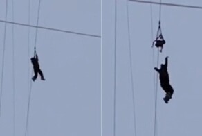 Девушка упала с&nbsp;высоты из-за неисправности на&nbsp;зиплайне