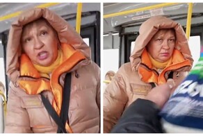 «Сидит на нем вонючими штанами»: ссора из-за листка в трамвае закончилась швырянием продуктов