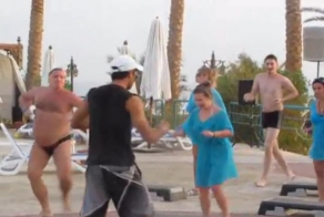 Аэробика в отеле (видео)