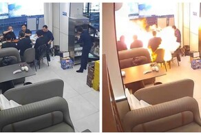 В китайском кафе во время ужина взорвалась газовая горелка