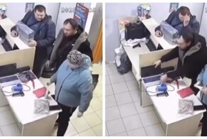 Неадекватный покупатель разгромил ноутбук сотрудницы