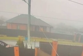 Момент взрыва газа в доме под Белгородом попал на видео
