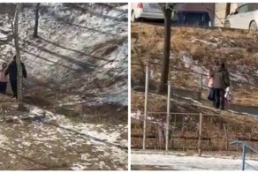 Мужчина несколько раз ударил дочь на улице