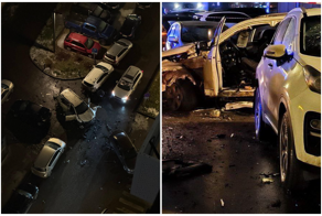 В Москве при выезде с парковки взорвался автомобиль