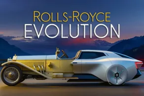 128-летнюю эволюцию автомобилей Rolls-Royce показали за четыре минуты