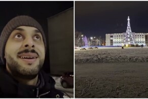 Пивной магазин украсили богаче, чем городскую ёлку