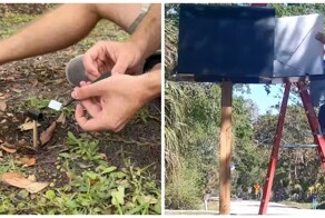 Парни подшутили над почтальоном