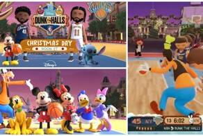 Баскетбольный матч превратили в «мультфильм» с персонажами Disney