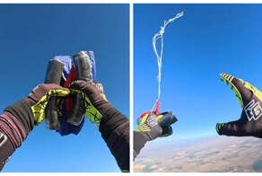 Экстремал испытал дешёвый парашют с Amazon — он не раскрылся!