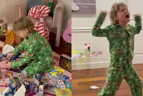 Не все члены семьи были рады тому, что под рождественской елкой оказался дрон