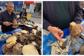 Турецкая традиция: свежая сахарная свёкла на улицах вместо фруктов