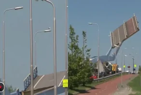 Необычный мост в Нидерландах