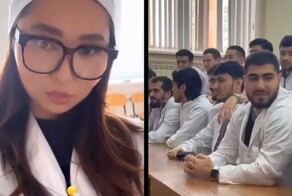 Студентка-медик показала аудиторию первого курса
