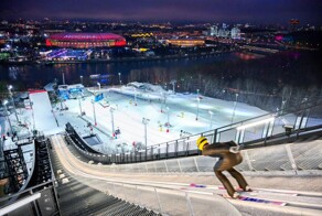 Символ Воробьевых гор: открылся возрожденный большой лыжный трамплин