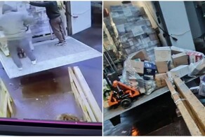 Грузчики разбили коробки с&nbsp;элитным алкоголем