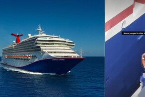 Во Флориде мать спасла четырехлетнюю дочь, упавшую между круизным лайнером и пирсом