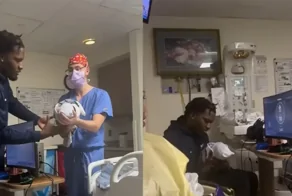 Парень приехал в роддом к жене с игровой консолью